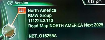 Genuine BMW North America Next 2025 MAP Navigation update + FSC Code