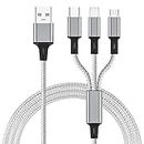 USB Charge Cable with Micro and Type C for E-Readers, Compatible with Barnes and Noble Nook Nook GlowLight 4e, Plus, Nook 10" HD and Other Popular E-Book Readers