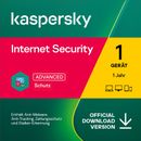 Internet Security  von Kaspersky  2023-2024  1, 3, 5 oder 10 Geräte -  per Email