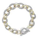 Aprilery Wire Cable Bracelet for Women and Girls Circle Bangle Rolo Chain Link Bracelets Designer Inspire Silver and Gold Bracelets Gifts for Her