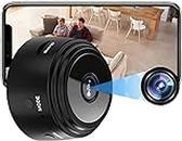 Mini Telecamere Spy Nascosta 1080P HD Wireless Camera con Visione Notturna Motion Detection, Telecamera WiFi Sicurezza Domestica Telecamera di Sorveglianza per Interni ed Esterni