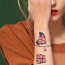 UK flag temporary tattoo face tattoo rugby football fans union jack flag