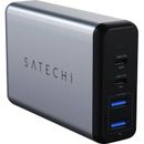 SATECHI USB-Ladegerät "75W Dual Type-C PD Travel Charger" Ladegeräte grau Kfz USB-Ladegerät