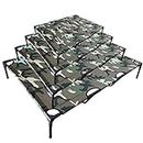 New Heavy Duty Pet Dog Bed Camo Coloured Trampoline Hammock Canvas Dog Bed Sale (Large)