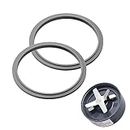 2pcs Blender Seal Rings for Breville Blend Active,Replacement Rubber Gasket Seal Ring Rubber Seal Juicer Seal Ring Parts with Lip,Blender Gasket Replacement for Nutribullet 900W & 600W Series Blender