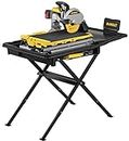 DEWALT Wet Tile Saw with Stand, 10 Inch, 15-Amp, 1,220 MWO, Corded (D36000S)