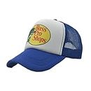 Baseball Caps, Trucker Hats and Fishing Hats for Men and Women (Breathable BASS Embroidered Adjustable Trucker Hat - Blue + White)