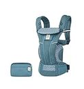 Ergobaby Omni Breeze All Carry Positions Breathable Mesh Baby Carrier with Enhanced Lumbar Support & Airflow (7-45 Lb), Twilight Blue Daisies