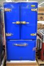 Big Chill BC22BFBB 36" Signal Blue French Door Refrigerator NOB #143810