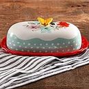 The Pioneer Woman -Flea Market- Two Piece Floral Butter Dish by The Pioneer Woman