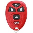 KeylessOption Keyless Entry Remote Start Control Car Key Fob Replacement for 22733524-Red