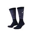 Nike Women`s Elite Crew Basketball Socks 1 Pair (College Navy(DH9825-419)/White/Black, Small)
