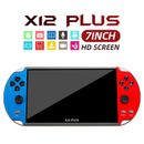 2024 NEW 7.1inch 10000+GamesVideo Game Console Handheld Retro Game Player X12