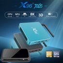 X96-X6 Android 11.0 4GB/32GB Bluetooth Dual WiFi 5G Antenna 8K Streaming TV Box