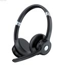 Bluetooth Headphones Office Noise Cancelling Headset 45Hrs Hands-Free USB Dongle