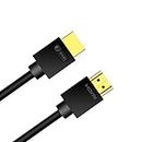 7SEVEN® Hdmi Cable 1.5 Meter Wire Extension Length Suitable for All Application Devices with 2.0 Version High Speed Pro Premium Hdmi 4K Cable Upto 18Gbps at 60Hz