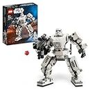 LEGO 75370 Star Wars Le Robot Stormtrooper, Maquette de Figurine à Construire avec Pièces Articulées, Minifigurine et Blaster Lance-Tenons, Jouet pour Enfants, Garçons et Filles Dès 6 Ans