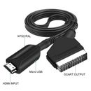 HDMI to SCART video adapter, high-end audio converter, PAL NTSC to HD TV