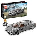 LEGO Speed Champions Pagani Utopia Rennwagen und Spielzeug-Modellbausatz eines italienienischen Hypercar, Auto-Sammlerfahrzeug aus dem Set 2023 76915