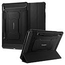 Spigen Rugged Armor Pro Designed for Galaxy Tab S8 Case (2022) / Galaxy Tab S7 Case (2020) with S Pen Holder - Black