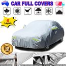 Waterproof Car Cover Aluminum 6 Layer Large Rain UV Dust Hail Resitant Full Size