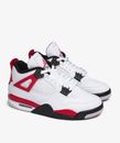 Scarpe Air Jordan 4 retrò red cement bianco rosso taglia 42.5  sneakers alte