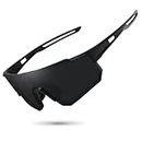 STORYCOAST Polarized Sports Sunglasses for Men Women,Bike Glasses Driving Fishing Cycling Mountain Bike Sunglasses UV400 Protection Matte Black Frame-Gray Lens