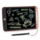 LCD Writing Tablet 10 Inch Toddler Doodle Board, Colorful Drawing Tablet, Erasable Electronic Painting Pads, Educational and Learning Kids Toy for 2 3 4 5 6 Year Old Boys and Girls Gifts(Pink)