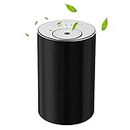 Molecular Grade Essential Oil Diffuser,Nebulizing Diffuser with Battery Operated&Ultrasonic Technology,Waterless&Portable&Smart&Cordless Design,for Car Home Office SPA Travel Fitness,White (black)