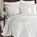 Historic Charleston King Charles Matelasse Single Bedspread Cotton in White | Queen | Wayfair 13989BEDDQUEIVY