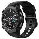 Spigen TPU Rugged Armor Pro Case and Strap for Galaxy Watch 4 Classic (46mm) - Charcoal Gray (Watch not included)