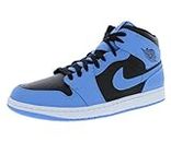 Nike Air Jordan 1 Mid Men's Shoes University Blue/Black White DQ8426 401 - Size 10.5