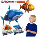 Control remoto tiburón volador pez RCRadio aire nadador dirigible inflable juguetes de regalo