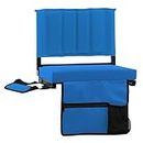 JST GAMEZ Stadium Seat for Bleachers with Back Support Bleacher Seat Stadium Seating for Bleachers Stadium Chair Includes Shoulder Straps Carry Handle and Cup Holder Choose Your Style