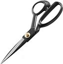 Fabric Scissors, Heavy Duty All Purpose Crafting and Tailoring Scissors for Sharp and Precise Cutting Shears in Professional, Industrial, Travel, Home and Sewing Projects (8 inch)