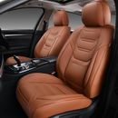 Car Seat Covers Full Set, Breathable Leather Automotive Front and Rear Seat C...