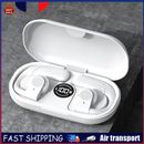 Wireless Headphones Waterproof Bluetooth-Compatible 5.3 Sport Headphone (White) 