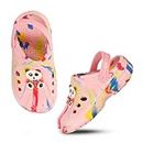 Butax Kids Clogs & Mules for Children Boys and Girls, Slip On Water Shoes Non Slip Summer Sandals for Garden Beach Pool Shoes Lightweight Ventilated Clogs - Pink (Size - 10)