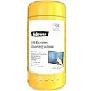 Fellowes 100 Screen and Keyboard Wipes Tub for Home and Office - Monitor/Laptop/iPad/Mobile Phone/Tablet Cleaning Wipes Singular Pack Multi