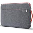 Voova 360° Protective Laptop Sleeve Case 15.6 16 inch with Handle, Waterproof Slim Computer Cover Bag for MacBook Pro 16,15.6” HP Acer Lenovo ThinkPad IdeaPad Asus Notebook-Grey