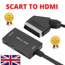 Cavo convertitore portatile da SCART a HDMI adattatore audio video SCART DVD per TV HD