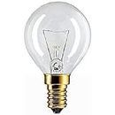 Philips Oven P45 Lustre Bulb [E14 Small Edison Screw] 40W Incandescent Appliance Lamp for High Heat Appliances, Stoves, Cookers, Rotisseries.