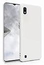 MyGadget Coque Silicone pour Samsung Galaxy A10 2019 - Case TPU Souple - Cover Protection Extra Fine & Légère - Étui Coloré Anti Choc et Rayures - Blanc