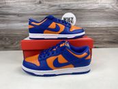 *Nike Dunk Low Retro 'Knicks' Blue Orange Shoes (DV0833 800) *NEW Men's