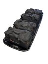Cargo Box Duffel Set of 4 BLACK - Durable, Gear Bags for Roof Box & Travel - 60L
