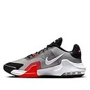 Nike Unisex Air Max Impact 4 - Lace Up Mesh Style Basketball Shoe - Black Red 13.5