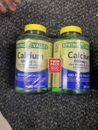 Spring Valley Calcium 600mg Dietary Supplement 100 Tablets 2PK Exp 03/24