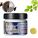 XIBHDN Stainless Steel Clean Wax, Stainless Steel Scratch Remover, Multifunctional Cleaning Metal Polishing Wax, Stainless Steel Cleaner for Appliances (1pcs)