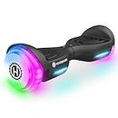 Trinity Hoverboard for Kids Ages 6-12, 6.5" Self-Balancing Scooter with Music Speaker & Colorful Wheels, Electric Hoverboards for Adults Teens, Safety Hover Board Gift for Birthday Christmas, Black