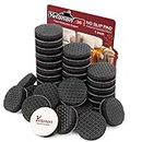 Non Slip Furniture Pads -36 pcs 1’’ Furniture Grippers, Non Skid for Furniture Legs, Self Adhesive Rubber Feet Furniture Feet, anti slide Furniture Hardwood Floor Protector for Keep Furniture Stoppers